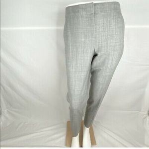 St. John gray cropped pant